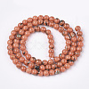 Assembled Synthetic Turquoise and Shell Beads Strands G-S212-4mm-12-2