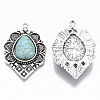 Tibetan Style Alloy Pendants X-PALLOY-R113-001-RS-2
