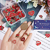 48Pcs 12 Style Alloy Enamel Pendants ENAM-SC0004-54-3