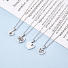 304 Stainless Steel Pendants STAS-UN0014-92P-3