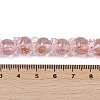 Gold Sand Lampwork Beads Strands LAMP-P069-02A-01-3