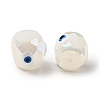 Opaque Glass Beads GLAA-F121-02B-2