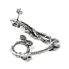 316 Surgical Stainless Steel Cuff Earrings EJEW-E300-11AS-01-2