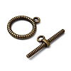 Tibetan Style Toggle Clasps X-TIBE-2011-AB-FF-2