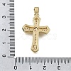 Brass Micro Pave Clear Cubic Zirconia Pendants CU-CBA9883-05K-G-3