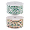 2Rolls 2 Colors 8-Ply Braided Nylon Cords OCOR-TA0003-45A-2