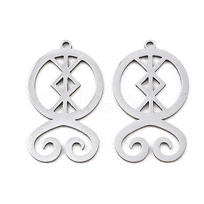 201 Stainless Steel Pendants STAS-I364-16P-1