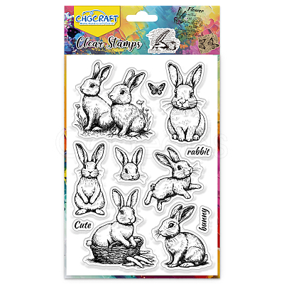 PVC Plastic Clear Stamps DIY-WH0618-0316-1
