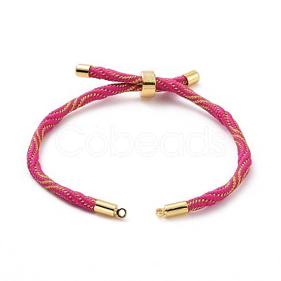 Nylon Cord Silder Bracelets MAK-C003-03G-11-1