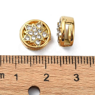 Ion Plating(IP) 304 Stainless Steel Slide Charms STAS-C089-06M-G-1