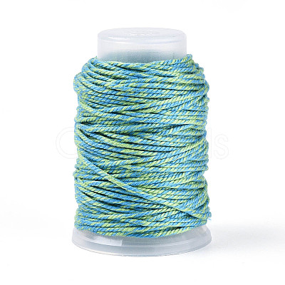 22M Two Tone Macrame Cotton Cord OCOR-T017-07E-1
