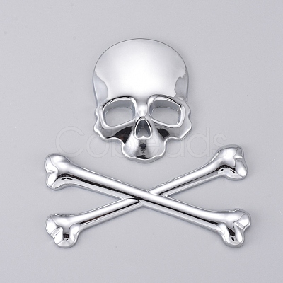 Zinc Alloy Car Stickers DIY-WH0167-51P-1