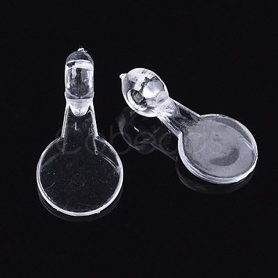 Transparent Acrylic Pendants X-TACR-Q265-02-1