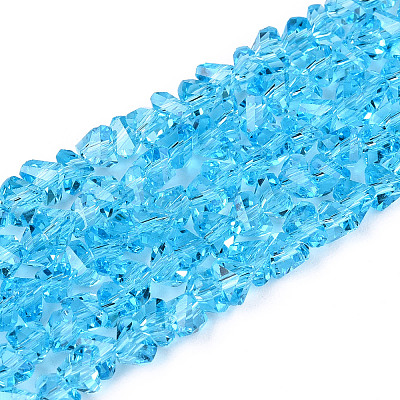 Transparent Glass Beads Strands X-GLAA-N018-4mm-03-1