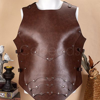 PU Leather Armour AJEW-WH20010-15-1