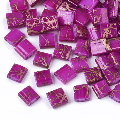2-Hole Drawbench Glass Seed Beads SEED-S023-43C-07-1
