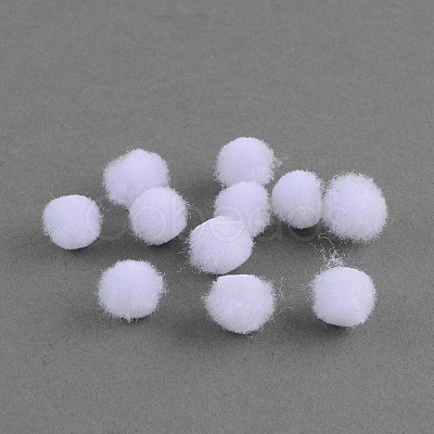 DIY Doll Craft Pom Pom Yarn Pom Pom Balls AJEW-S006-10mm-01-1