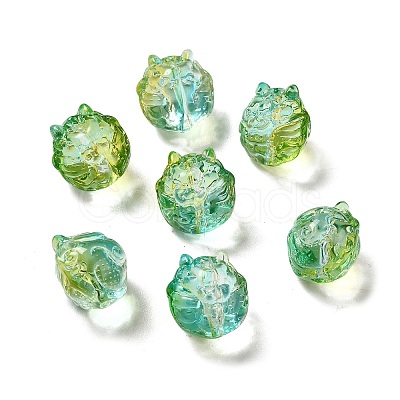 Transparent Glass Beads GLAA-D025-05F-1