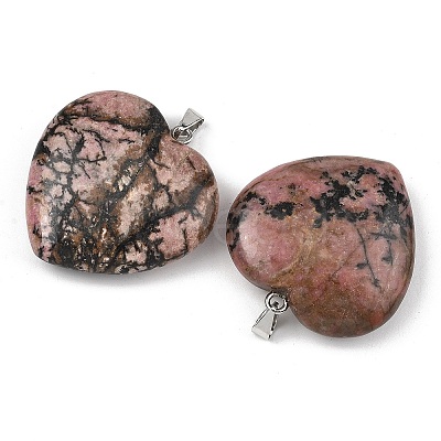 Natural Rhodonite Pendants GG-K002-12A-07-1