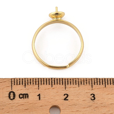 Brass Adjustable Ring Settings KK-A272-01B-G-1