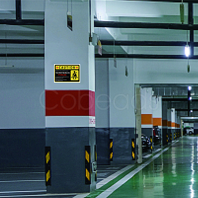 Waterproof PVC Warning Sign Stickers DIY-WH0237-022-1