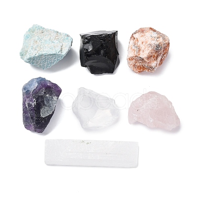 Raw 12 Cnstellations Natural Healing Stone Set PW-WG33186-01-1