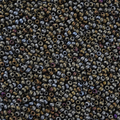 12/0 Grade A Round Glass Seed Beads SEED-Q008-M602-1