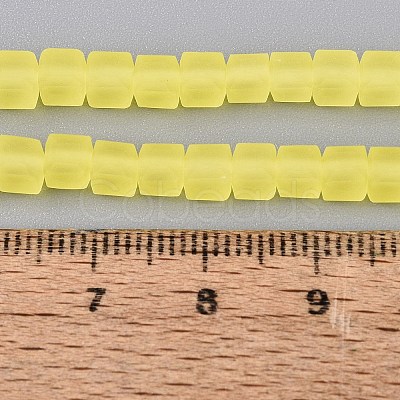 Transparent Frosted Glass Beads Strands LS-GLAA-N072-01A-A20-1
