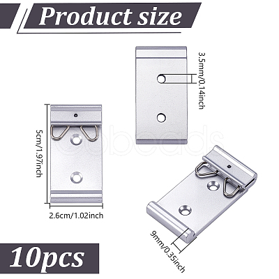 Aluminium Alloy DIN Rail Mounting Bracket FIND-WH0365-099-1