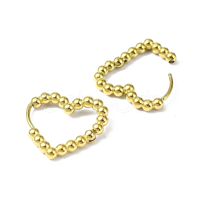 Ion Plating(IP) Real 18K Gold Plated 316 Stainless Steel Hoop Earrings EJEW-L267-005G-02-1