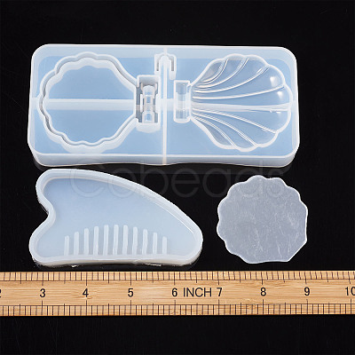 DIY Comb & Mirror Silicone Molds Sets DIY-TA0008-44-1