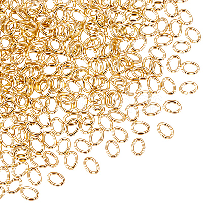 300Pcs Brass Open Jump Rings KK-BBC0027-71-1