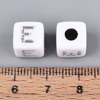 Opaque Acrylic Beads SACR-T035-03E-1