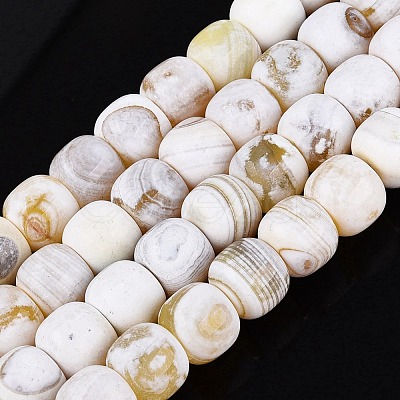 Natural Fire Crackle Agate Beads Strands G-Q606-94A-1