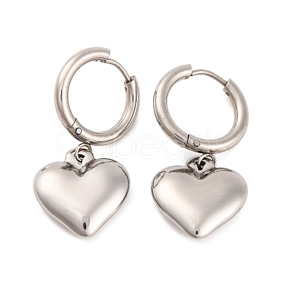 Non-Tarnish 304 Stainless Steel Hoop Earrings for Women EJEW-Z057-14P-02-1