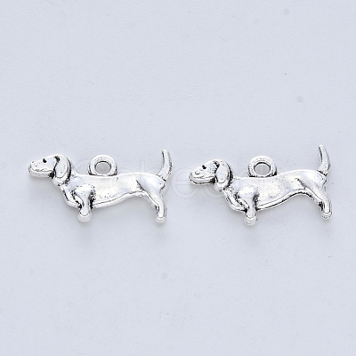 Tibetan Style Alloy Pendants X-TIBE-R316-071AS-RS-1