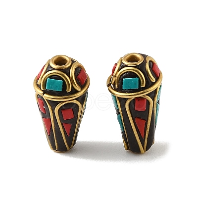 Handmade Polymer Clay Indonesia Beads PY-CBAAA14-06C-06-1