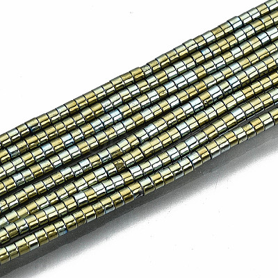 Electroplate Non-magnetic Synthetic Hematite Beads Strands G-T114-57-03-1