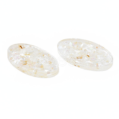 Transparent Acrylic Cabochons TACR-N006-66E-1