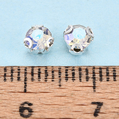 Sew on Rhinestone Montee Beads KK-T071-01G-01-1
