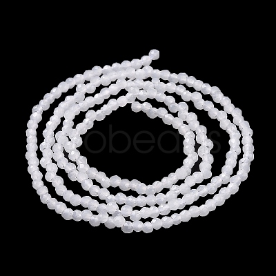 Glass Imitation Jade Beads Strands GLAA-H021-05-01-1