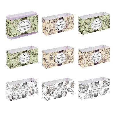 90Pcs 9 Style Handmade Soap Paper Tag DIY-PH0005-62-1