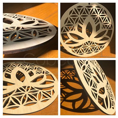 Laser Cut Wooden Wall Sculpture WOOD-WH0101-002-1