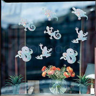 Waterproof PVC Colored Laser Stained Window Film Adhesive Stickers DIY-WH0256-032-1