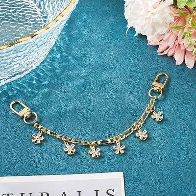 Brass Figaro Chains Bag Strap AJEW-TAC00040-1