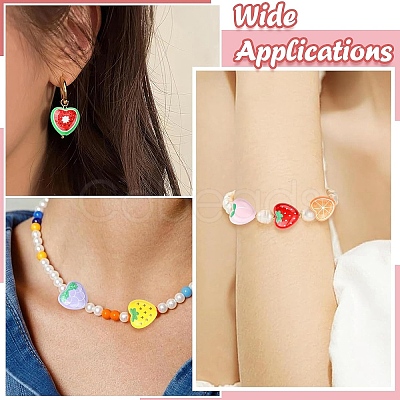 20Pcs 5 Styles Opaque Acrylic Beads MACR-YW0004-47-1