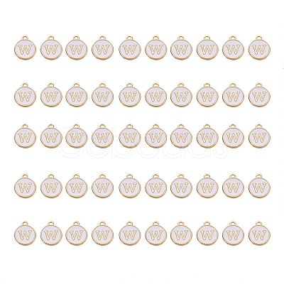 Golden Plated Alloy Charms ENAM-SZ0001-25A-W-1