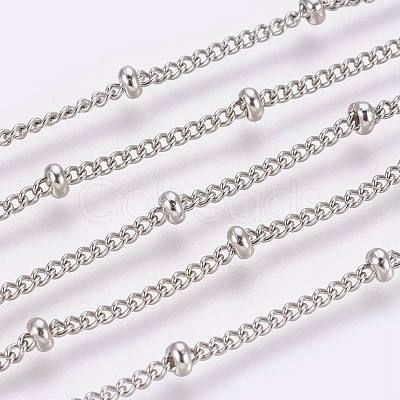 Tarnish Resistant 304 Stainless Steel Curb Chain Anklets LS-AJEW-P069-02P-1