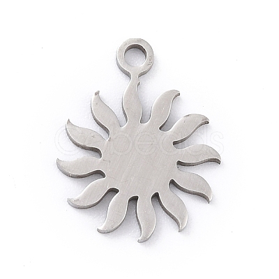Non-Tarnish 201 Stainless Steel Pendants STAS-K003-10P-1