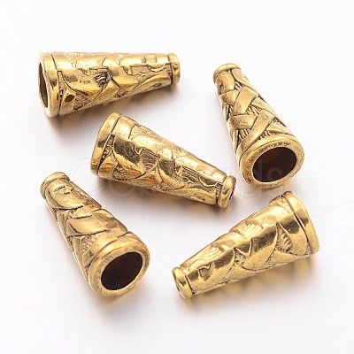 Tibetan Style Alloy Bead Cone LS-X-TIBEB-00821-AG-NR-1